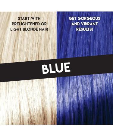 Direct Vibes Semi-Permanent Blue Hair Color - Vibrant Long-Lasting Ammonia-Free Vegan 8 fl oz - International Shipping Available - Buy Online on GoSupps.com