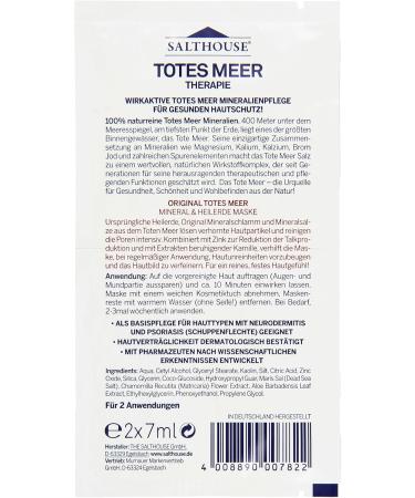  Salthouse Murnauer Salthouse Set of 2 Mineral and Medicinal Clay Masks 2 x 7 ml 2 x 14 ml - Buy Online on GoSupps.com