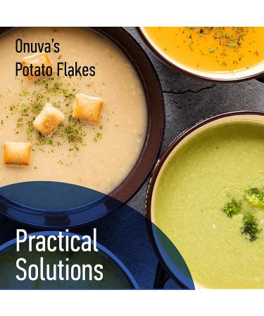 Onuva Potato Flakes 1lb (454g) - Instant & Convenient Dehydrated Whole Foods for Emergency Storage, Camping & Survival Kits - Sealed Fresh - Buy Online on GoSupps.com