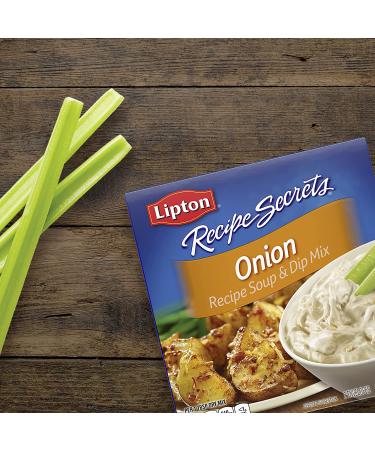 Lipton Recipe Secrets Soup and Dip Mix For a Delicious Meal Onion Great With Your Favorite Recipes Dip or Soup Mix 2 oz Pack of 6 - Buy Online on GoSupps.com