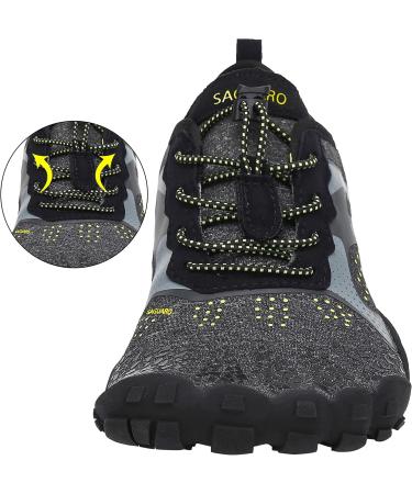 SAGUARO Barefoot Trail Running Shoes for Men & Women - Breathable Non-Slip Fitness Shoes - Black Size 40 EU - Buy Online on GoSupps.com