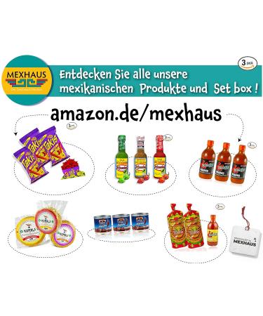 Salsa Verde Sharf Sseess - Pack of 3 Hot Sauce Set | Clement Jacques Mexican Tomato Chili Sauce & Takis Fuego Lollipop | International Shipping Available - Buy Online on GoSupps.com