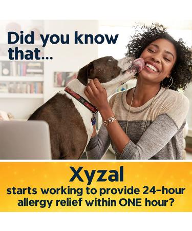 Xyzal 24-Hour Allergy Relief Pills - 80-Count | Original Prescription Strength - Buy Online on GoSupps.com