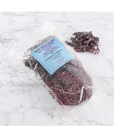 Dr Sebi Inspired Purple Irish Sea Moss - Organic Raw 8 oz | Enriched with Minerals & Nutrients | Make 120+ oz Sea Moss Gel | Purple Sea Moss - Buy Online on GoSupps.com