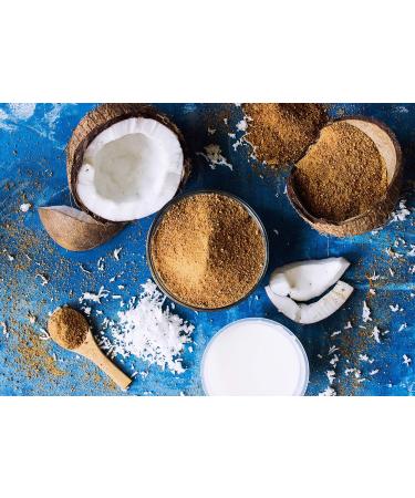 Organic Brown Coconut Sugar 10 Pounds - Non-GMO, Kosher, Vegan, Fair Trade, Unrefined Sweetener - Perfect for Baking - Bulk 10 Pound Pack - Buy Online on GoSupps.com