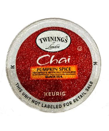 Twinings of London Chai Pumpkin Spice Black Tea K-Cup Pods - 24 Count - Buy Online on GoSupps.com