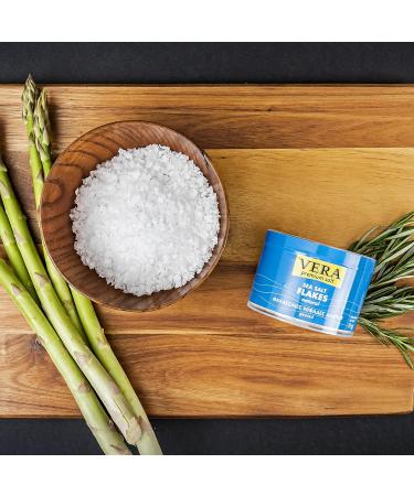 Organic Natural Sea Salt Flakes from Cyprus 100 % Natural Product 70g Vera Premium Salt Gourmet Salt Crystal Flakes Kosher Certified - Buy Online on GoSupps.com