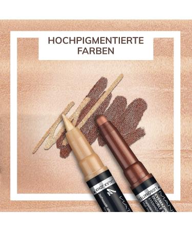 Manhattan Eyemazing Double Effect Eyeshadow & Liner - 2-in-1 Braun Bohemian Bronze | 1.6g - International Shipping Available - Buy Online on GoSupps.com