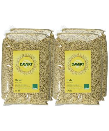 Buy Davert Organic Hulled Oats Pack of 4 (4 x 1 kg) - International Shipping Available - Buy Online on GoSupps.com