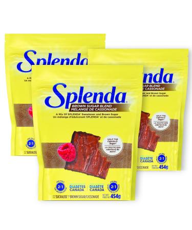 Splenda Brown Sugar Blend Low Calorie Sweetener (454g - Pack of 3) 454 g (Pack of 3)