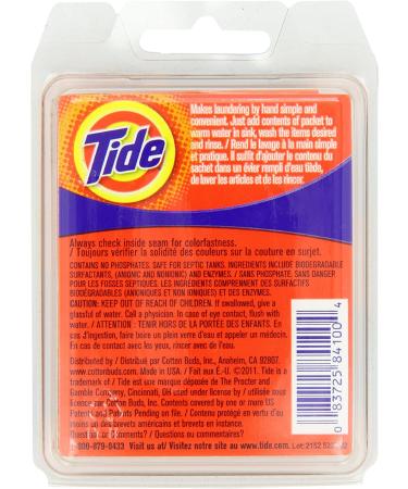 Tide Travel Sink Packets 3-Count - Convenient Laundry Detergent for On-the-Go Cleaning - Buy Online on GoSupps.com