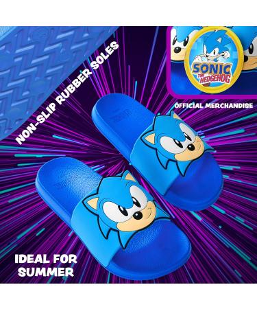 Sonic the Hedgehog Summer Flip Flops | Kids Bathing Shoes Size 28-34 | Blue EU 30 | International Shipping Available - Buy Online on GoSupps.com