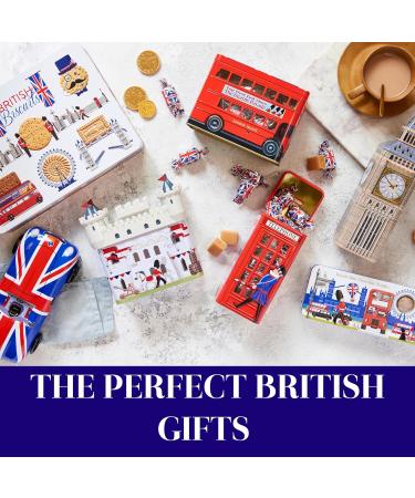 British Phone Box Souvenir Fudge Traditional Sweets Tin - Fudge Sweet Tin with Individually Wrapped Sweets English Retro Sweets Gift Box - British Souvenirs Gifts Fathers Day Hamper Gifts for Dad - Buy Online on GoSupps.com