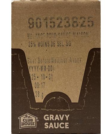 Club House Dry Sauce/Seasoning/Marinade Mix Homestyle Gravy Less Salt 38g Case Pack 12 Count 38 g (Pack of 12) - Buy Online on GoSupps.com