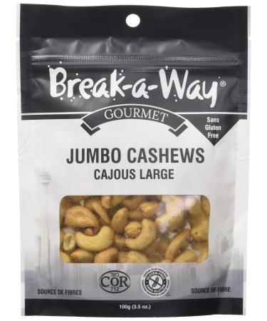 Break-A-Way Gourmet Jumbo Cashews 100g