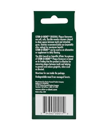 Stim-U-Dent Dental Picks Mint - Original Mint - 200 Count - Pack of 6 - Buy Online on GoSupps.com