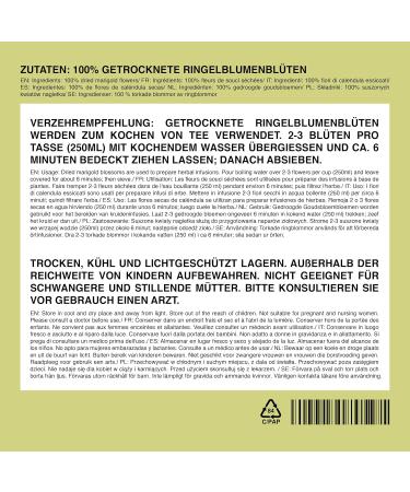 Alpi Investment OOD IDDA Herbal Calendula Tea 500g Dried Marigold Flowers Calendula Blossoms Loose Tea 500 GR - Buy Online on GoSupps.com