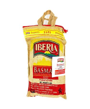 Iberia Premium Aged Indian Basmati Rice - 4lb Pack - Buy Online on GoSupps.com