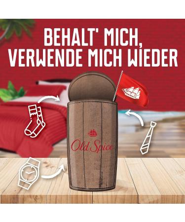 Old SPICE Wooden Barrel Gift Set for Men - Captain Deo Stick Shower Gel & After Shave Lotion | International Shipping Available - Buy Online on GoSupps.com