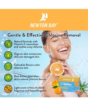 Swimmers Soap + Vitamin C | All-Natural Chlorine Neutralizing Body & Face Wash | Revitalize Sensitive Skin | 4 oz Soap Bar - Buy Online on GoSupps.com