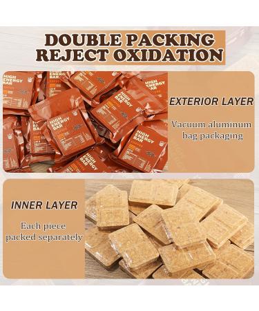 Emergency Ration Bar - 12 Compressed Biscuit Tabs with Coffee Taste | 20-Year Shelf Life | Ideal for Camping Hiking Snowstorms & Earthquakes | 1440g - Buy Online on GoSupps.com