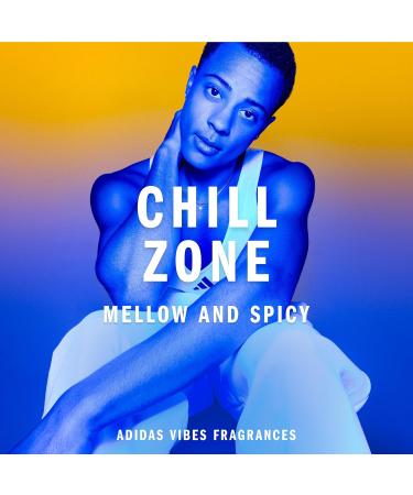 adidas Vibes Chill Zone Eau de Parfum 1.6 fl oz (Pack of 1) Notes of Amber Lavender and Vanilla Unisex Fragrance Long Lasting Sporty Fragrance Travel Size Fougere Ambery 1.6 Fl Oz (Pack of 1) - Buy Online on GoSupps.com