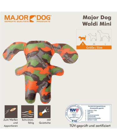 MAJOR DOG Waldi Mini Floating Dog Toy - Durable Safe & T V Tested for All Breeds | International Shipping Available - Buy Online on GoSupps.com