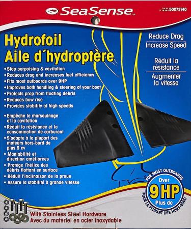 SeaSense Hydrofoil BLACK - Enhanced Boat Performance and Stability - Buy Online on GoSupps.com