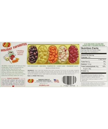 (Set of 2) Jelly Belly Christmas Holiday Favorite Flavored Candy Beans Gift Box - 8.48 Ounce Total - Buy Online on GoSupps.com