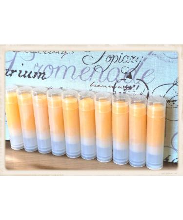 10 Mimosa Lip Balms in Clear Tubes Unbranded Bulk Wholesale