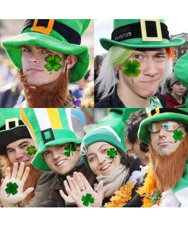 48 PCS FANRUI 3D Shamrock Temporary Tattoos - Saint Patrick's Day Party Favor for Kids & Adults - Lucky Green Four Leaf Clover Decals - Buy Online on GoSupps.com