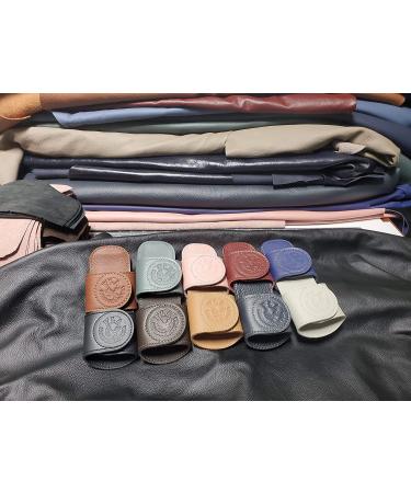 Handmade USA Leather Stethoscope Holder Pro with Clip - Ideal for Physicians, Nurses, EMT - No More Neck Strain, Work Comfortably (Black) - Buy Online on GoSupps.com