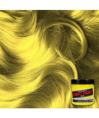Manic Panic Electric Banana Hair Dye - Vegan Cruelty-Free Semi-Permanent Yellow - 3 x 118ml Pack - Buy Online on GoSupps.com