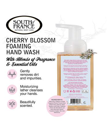 Cherry Blossom Foaming Hand Wash - Organic Agave Nectar | South of France | 8 oz - Buy Online on GoSupps.com
