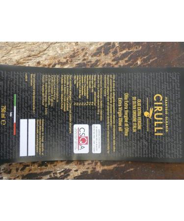  Frantoio Oleario Cirulli 6 x 750 ml bottles of Italian Olive Extravergine Oil - Cold Extract EVO - Buy Online on GoSupps.com