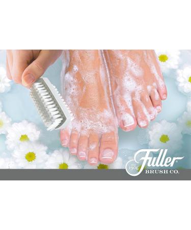 Fuller Brush Hand & Nail Brush + Scalp Massage Shampoo Brush - Ideal for Healthy Nails & Hair Care | International Shipping Available - Buy Online on GoSupps.com