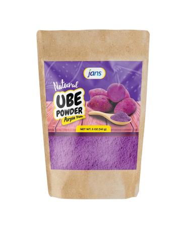 Jans - Natural Ube (Purple Yam) Powder - 5 oz