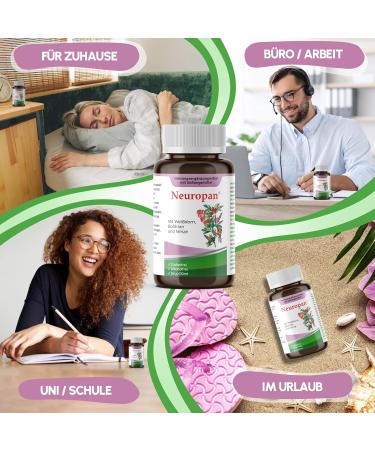 Buy Neuropan Syrup 110ml - Alcohol-Free Valerian Anti-Stress Solution for Relaxation & Sleep Aid | Natural Sedative for Panic Attacks - Buy Online on GoSupps.com