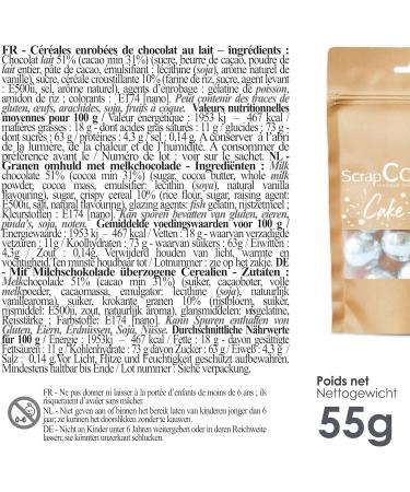 ScrapCooking 7464 Silver Beads XXL 55 g Edible Food Decoration Sprinkles Chocolate Milk & Silver for Desserts Cakes Logs Christmas Birthday - Buy Online on GoSupps.com