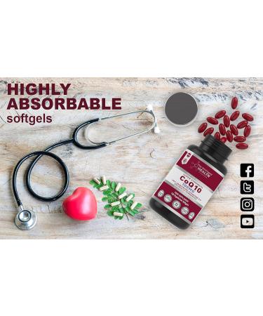 High Absorption Ubiquinone Coenzyme Q10 100mg Softgel Capsules - 120 Vegan Friendly Natural Fermented CoQ10 Capsules | Made in UK to GMP Standards by Intelligent Healthth - Buy Online on GoSupps.com