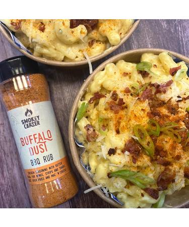 Buffalo Dust BBQ Rub Shaker | The Smokey Carter | Tangy Buffalo seasoning with butter ideal for wings strips and thighs. | Great on chicken wings - Buy Online on GoSupps.com