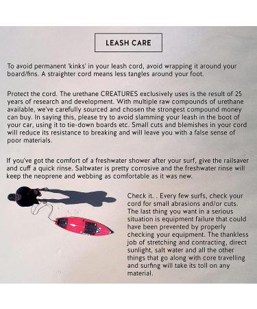 Creatures of Leisure 6ft0 Reliance Lite Shortboard Leash - Cyan Speckle Black - Buy Online on GoSupps.com
