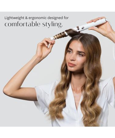 T3 SinglePass Wave 32mm-19mm Professional Tapered Styling Wand | 5 Heat Settings | Custom Blend Ceramic Barrel | Long-Lasting Waves - Buy Online on GoSupps.com