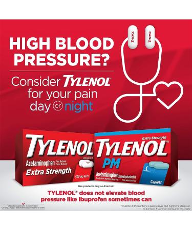 Tylenol PM Extra Strength 500 mg Pain Reliever & Sleep Aid Caplets - 100 ct - Buy Online on GoSupps.com