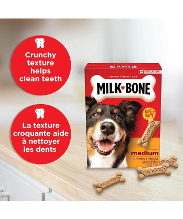 Milk-Bone Original Dog Biscuits Medium Sized Dog Treats Meaty Taste 900g Boxes (Pack of 3) Medium Dog 900g (Pack of 3) - Buy Online on GoSupps.com