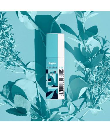 Natural Shoe Deodorizer Spray - Instant Odor Eliminator for Shoes & Sports Gear - 12 Essential Oils & Enzymes for Fresh Smell - Gym Bag Deodorizer - 4oz - Buy Online on GoSupps.com