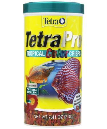 Tetra TetraPRO Tropical Color Crisps With Biotin for Fishes 7.41 Ounce (Pack of 1)