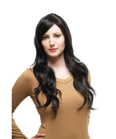 WIG ME UP - 9320-2 parting wig black very long wavy hair