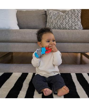 Buy Baby Einstein 12486 Chilly Mitt Teething Glove with 2 Cooling Rings - BPA-Free Multi-Coloured Textured Relief for Infants | International Shipping Available - Buy Online on GoSupps.com