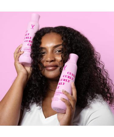 V&Co. Beauty Curly Hair Conditioner with Peptide Technology - 12 oz | Best Moisturizer for Curly Hair | International Shipping - Buy Online on GoSupps.com